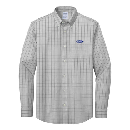 C2309 Brooks Brothers Mens Wrinkle-Free Stretch Patterned Shirt