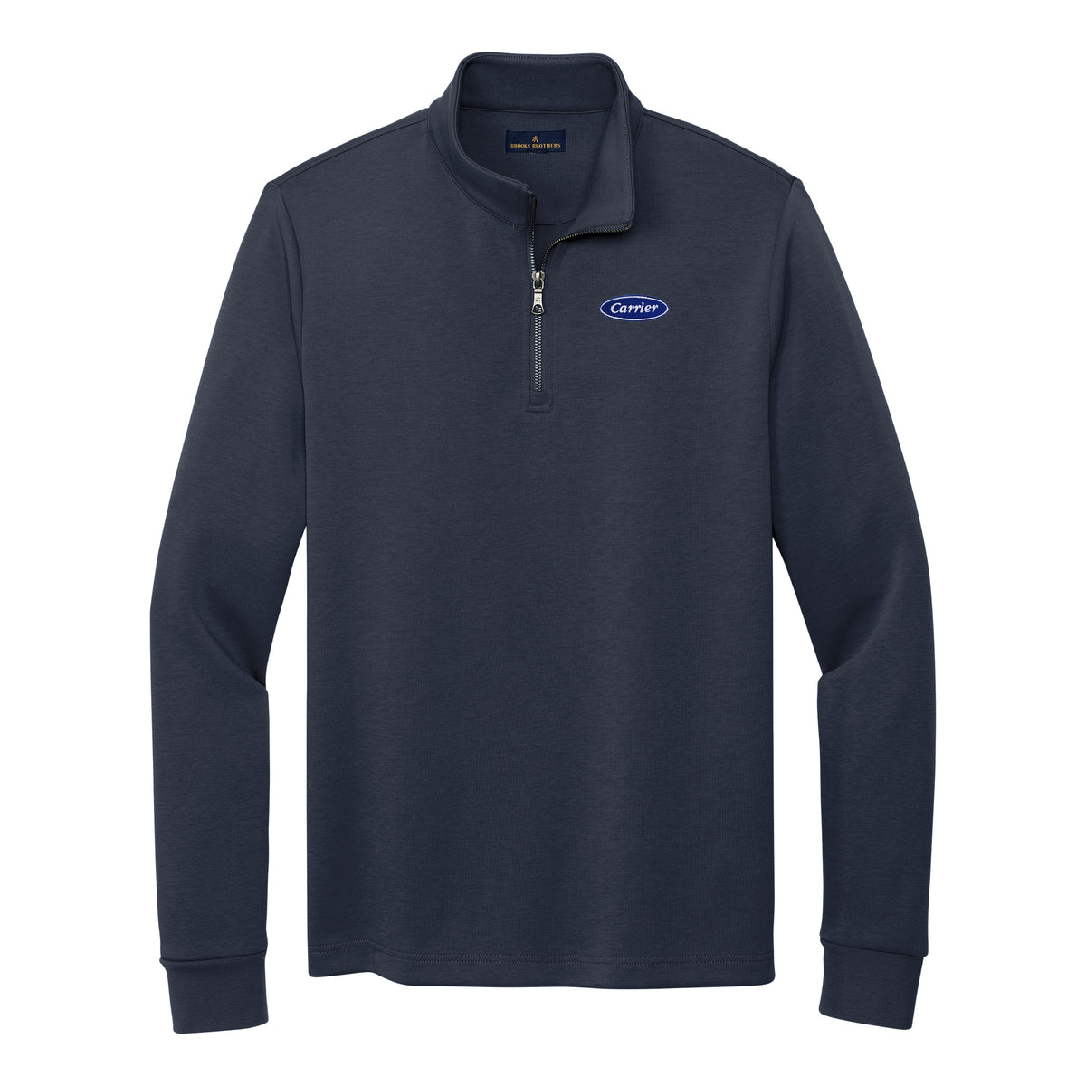 C2422 Brooks Brothers Mens Double-Knit 1/4-Zip