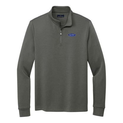 C2422 Brooks Brothers Mens Double-Knit 1/4-Zip