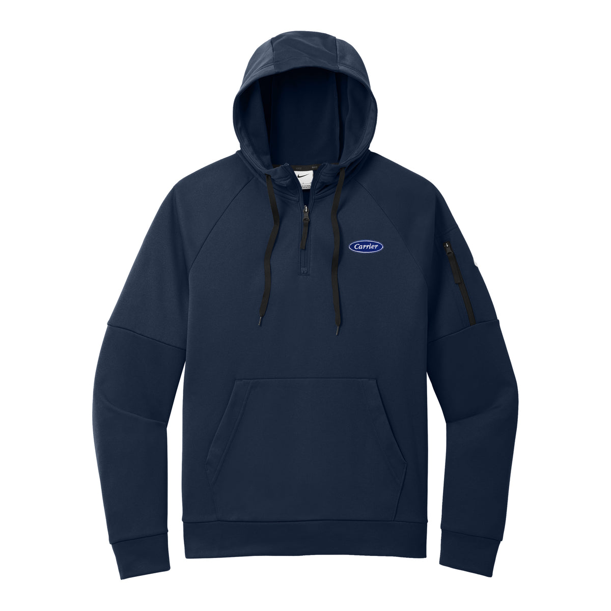 C2425 Nike Mens Thema-FIT Pocket 1/4-Zip Fleece Hoodie