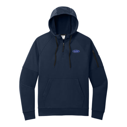 C2425 Nike Mens Thema-FIT Pocket 1/4-Zip Fleece Hoodie