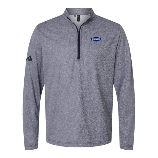 C2426 Adidas Mens Space Dyed Quarter-Zip Pullover