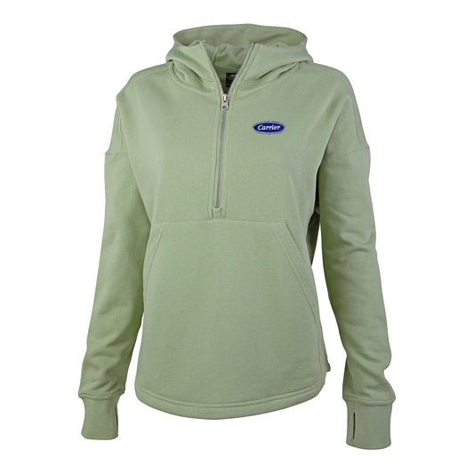 C2427 Charles River Ladies Willow Scallop Hem Hoodie