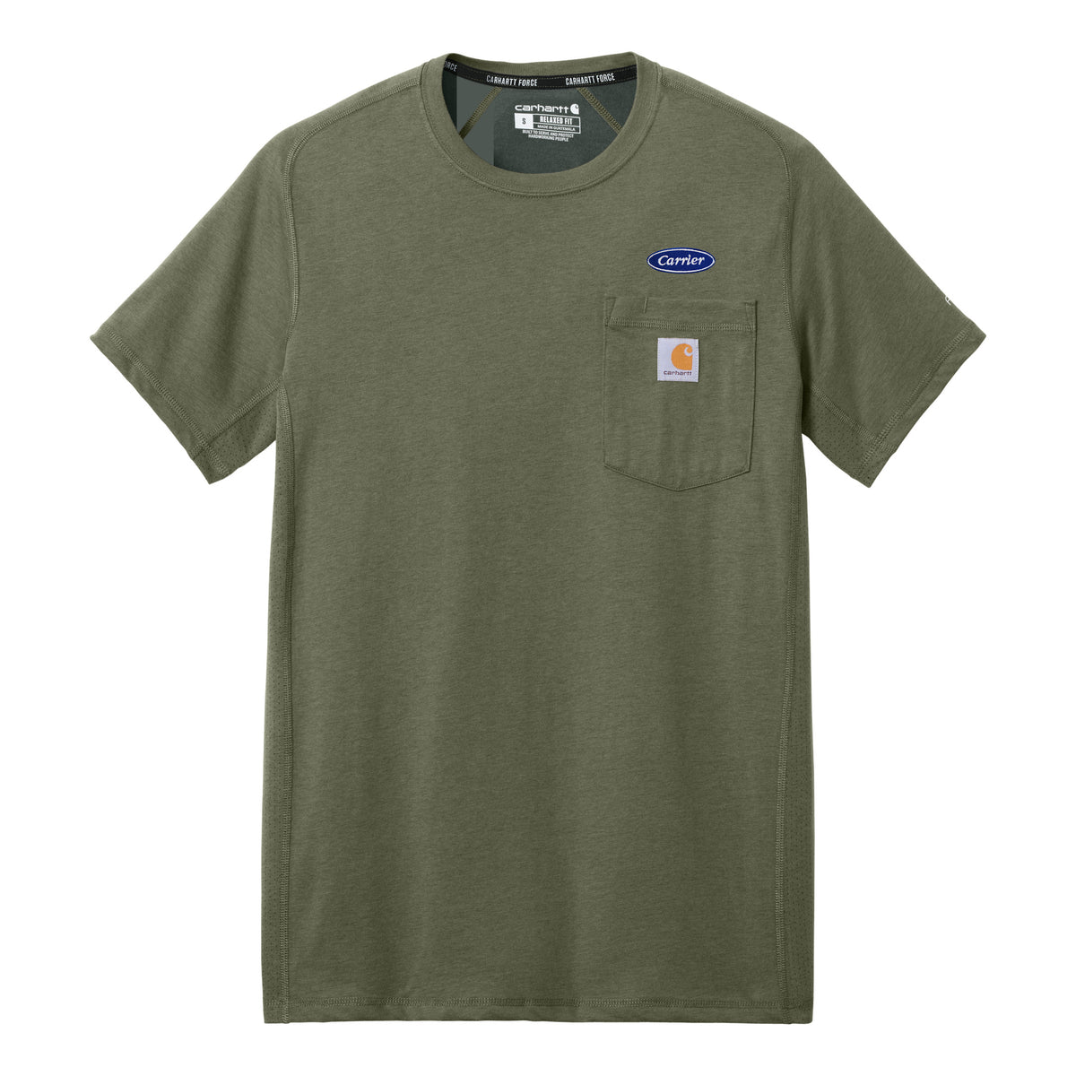 C2464 Carhartt Mens Force Short Sleeve Pocket T-Shirt
