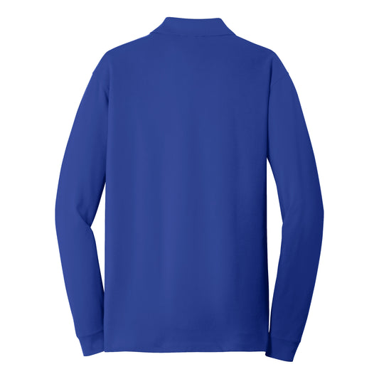 C2112 Port Authority Mens Long Sleeve EZ Cotton Polo