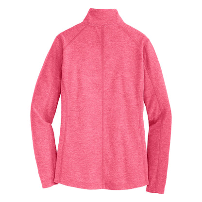 C1731W Port Authority Ladies Heather Microfleece Full-Zip Jacket